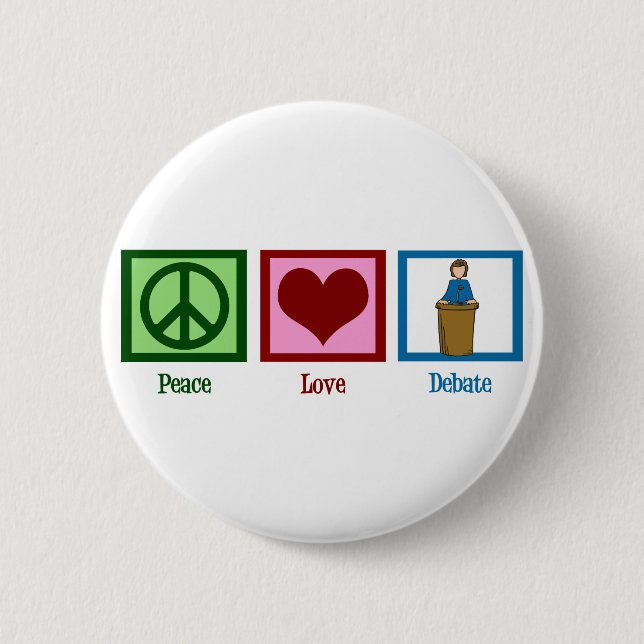 Liebe des Friedens Button (Vorderseite)