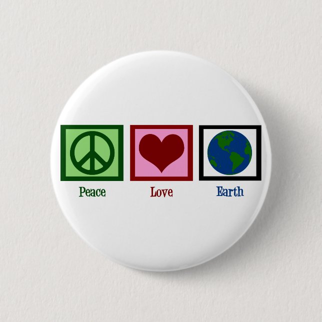 Liebe des Friedens Button (Vorderseite)