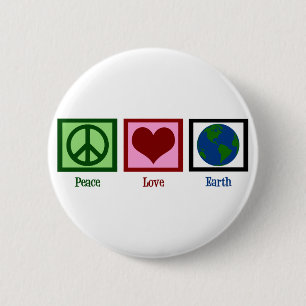 Liebe des Friedens Button