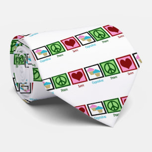 Liebe des Friedens Cupcakes Krawatte