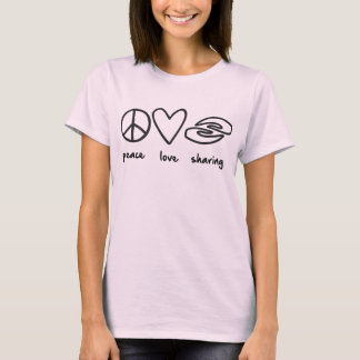 Liebe des Friedens - das T-Shirt der Männer
