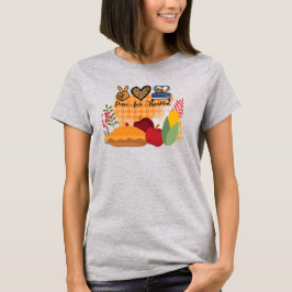 Liebe des Friedens Glücklicher Fall und Erntedank T-Shirt