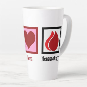 Liebe des Friedens Hämatologie Milchtasse