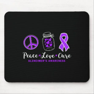 Liebe des Friedens Heilmittel für Alzheimer-Kriege Mousepad