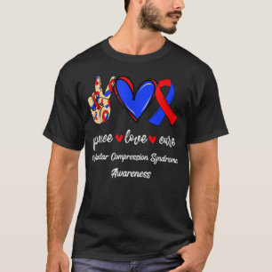 Liebe des Friedens heilt askuläre Kompressionssynd T-Shirt