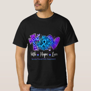 Liebe des Friedens Heilung Aquamariner und Lila So T-Shirt