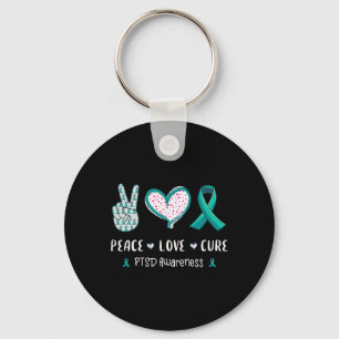 Liebe des Friedens Heilung des Drucks Stressstörun Schlüsselanhänger