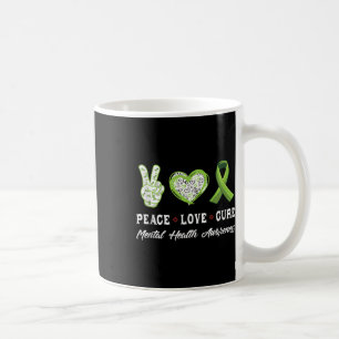 Liebe des Friedens Heilung psychischer Gesundheit Kaffeetasse