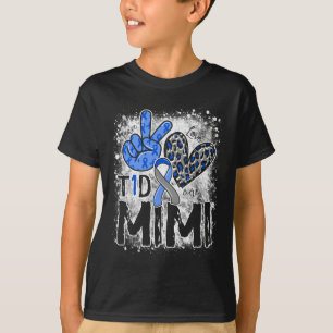 Liebe des Friedens Heilung Typ 1 Diabetes Aufkläru T-Shirt