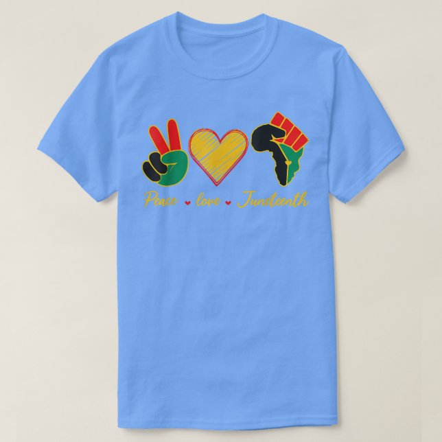 Liebe des Friedens im 19. Jahrhundert T-Shirt (Design vorne)