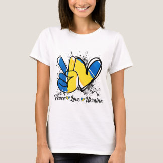 Liebe des Friedens in der Ukraine T-Shirt