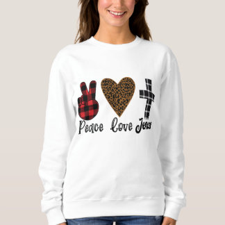 Liebe des Friedens Jesus Geschenk für Christliche  Sweatshirt