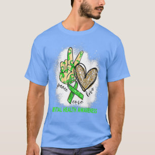 Liebe des Friedens Kur erbleichte Bewusstsein für T-Shirt