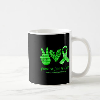 Liebe des Friedens Kur Nierenerkrankung Bewusstsei Kaffeetasse
