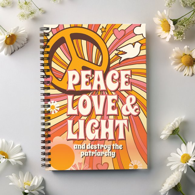 Liebe des Friedens Licht und Zerstörung des Patria Planer (Go girls! Peace Love Light and Destroy the Patriarchy Planner.)
