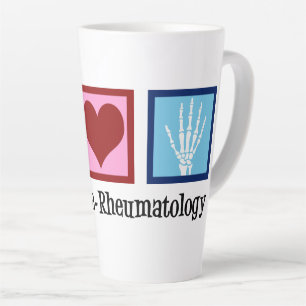 Liebe des Friedens Rheumatologie Milchtasse