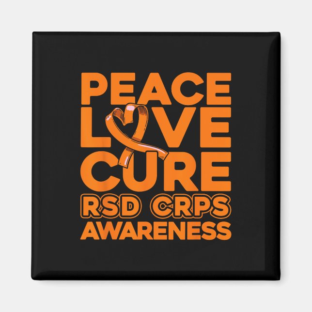 Liebe des Friedens Rsd Crps Bewusstsein 1 Magnet (Vorne)