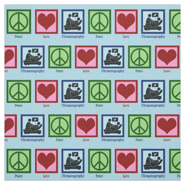 Liebe des Friedens Stoff (Muster)