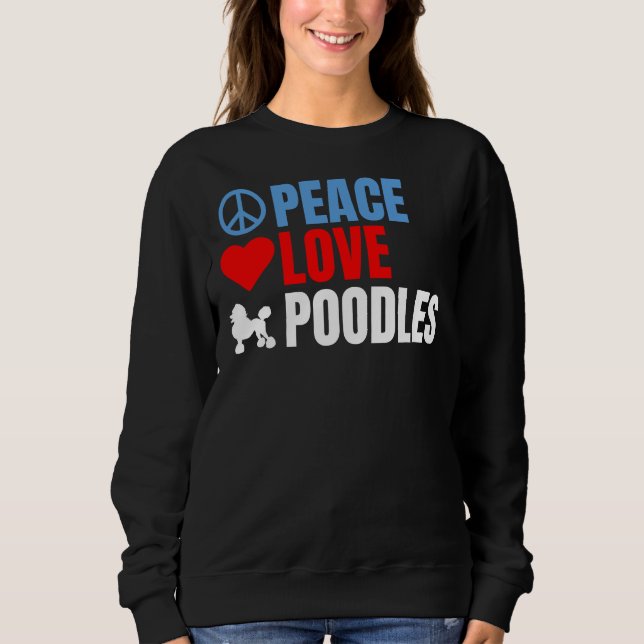 Liebe des Friedens Sweatshirt (Vorderseite)
