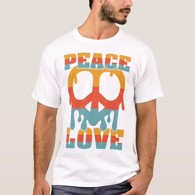 Liebe des Friedens T-Shirt (Vorderseite)