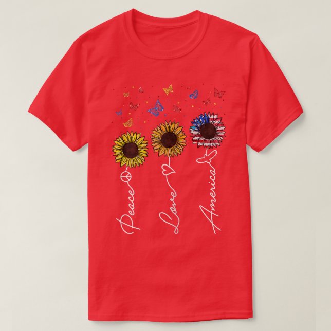Liebe des Friedens  T-Shirt (Design vorne)