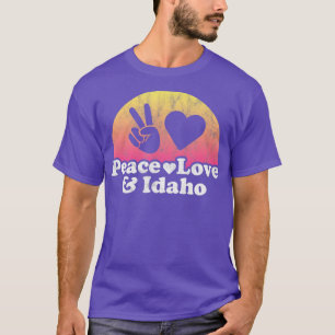 Liebe des Friedens und Idaho T-Shirt
