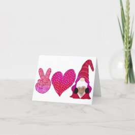 Liebe des Friedens | Valentinstag Feiertagskarte