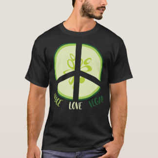 Liebe des Friedens Vegan T-Shirt