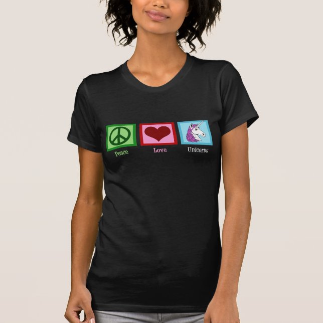 Liebe des Friedens vereint Frauen T-Shirt (Vorderseite)
