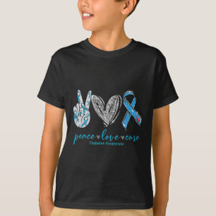 Liebe des Friedens zur Heilung von Diabetes 2 T-Shirt