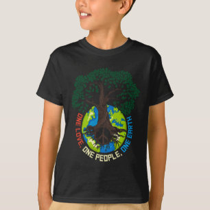 Liebe des Friedensbaums - Umweltschutz Erde D T-Shirt