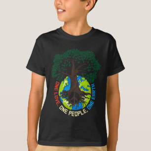 Liebe des Friedensbaums - Umweltschutz Erde D T-Shirt