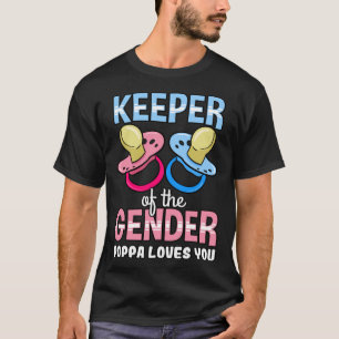 Liebe des Geschlechts Poppa Ihr Baby Dusche B T-Shirt