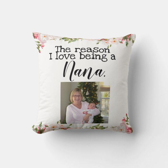 Liebe des Grundes I, die eine Nana personalisiert Kissen (Vorderseite)