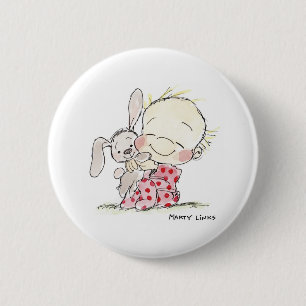 Liebe des Häschen-EAS-007! Button