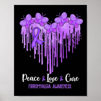 Liebe des Herzens Heilung Fibromyalgie Bewusstsein Poster