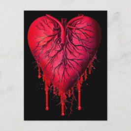 Liebe des Herzens Herzschmerzen Kunst Postkarte