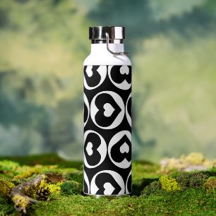 Liebe des Herzmusters Graphic Bold Trinkflasche