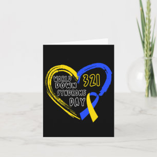 Liebe des Liebe World Down Syndrome Awareness Day Karte