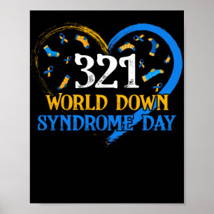 Liebe des Liebe World Down Syndrome Awareness Day Poster
