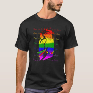 Liebe des Monats Monat Liebe Regenbogenflagge T-Shirt