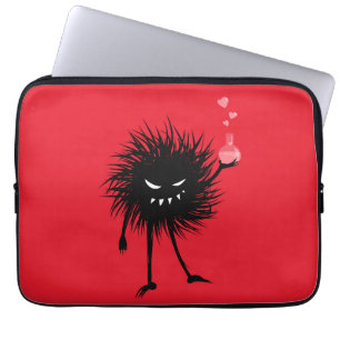Liebe des niedlichen bösartigen Charakters Laptopschutzhülle
