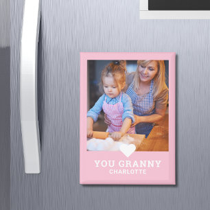 Liebe des niedlichen Herzens Sie Granny Muttertags Magnet