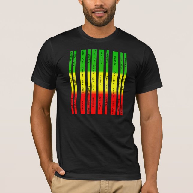 Liebe des Reggae einer T-Shirt (Vorderseite)