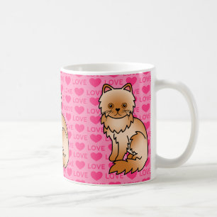 Liebe des Roten Persischen Katzes Kaffeetasse