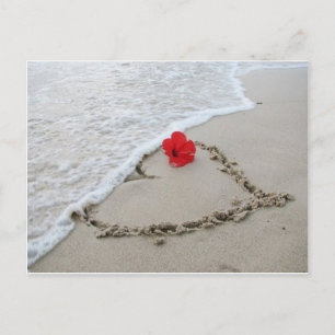 Liebe des Tides - individuell anpassbar Postkarte