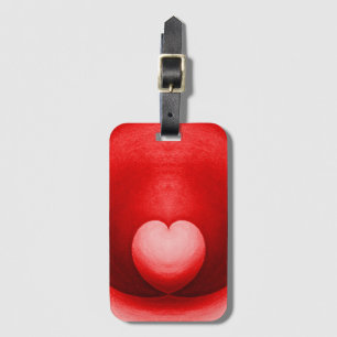 Liebe des Valentinstag - Elegantes Herz Gepäckanhänger