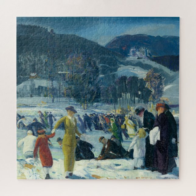 Liebe des Winters - George Wesley Bellows (Horizontal)