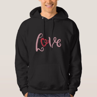Liebe-Design mit Word-Liebe Hoodie