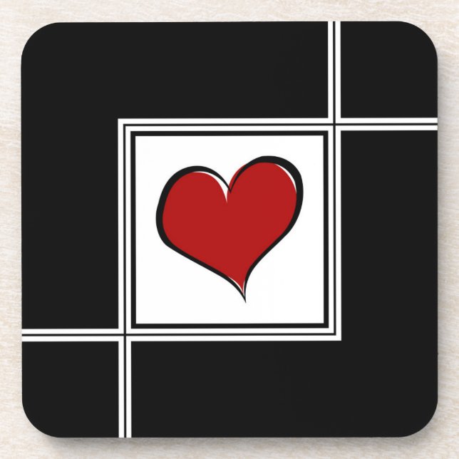 Liebe Design Untersetzer (Vorderseite)